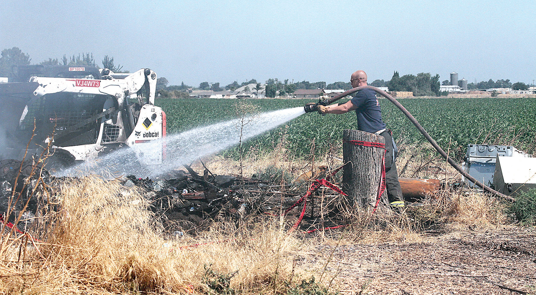 Rubbish fire off Grant Line Road